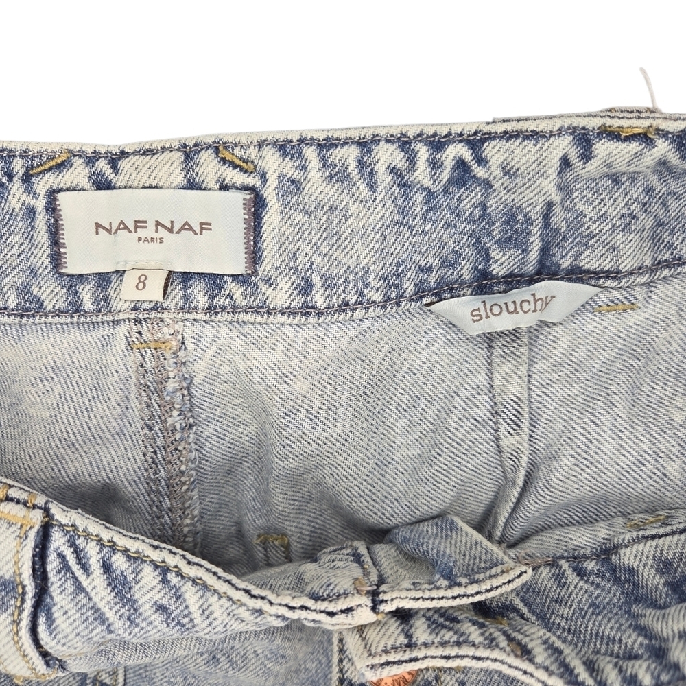Naf Naf High Rise Slouchy Mom Jeans Size 8 - Picture 6 of 8